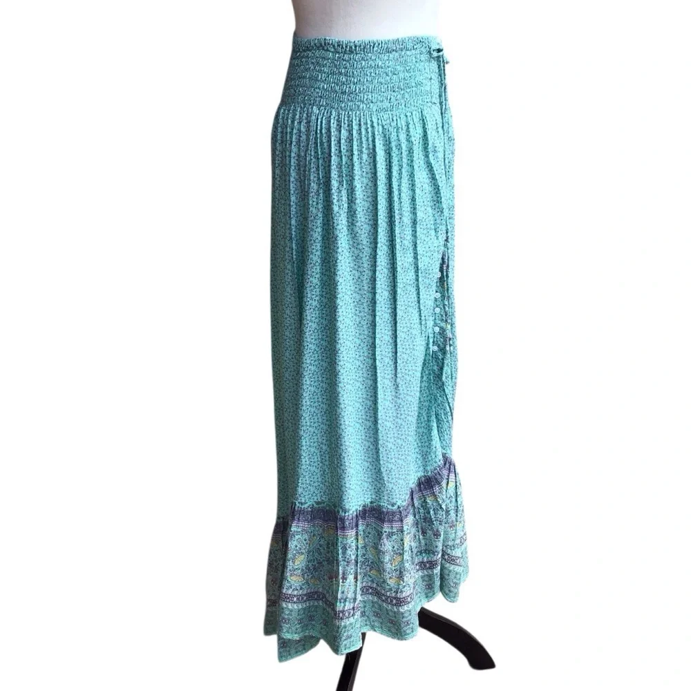 Sea Lustre Boho Floral Maxi Skirt One Size - Picture 5 of 8